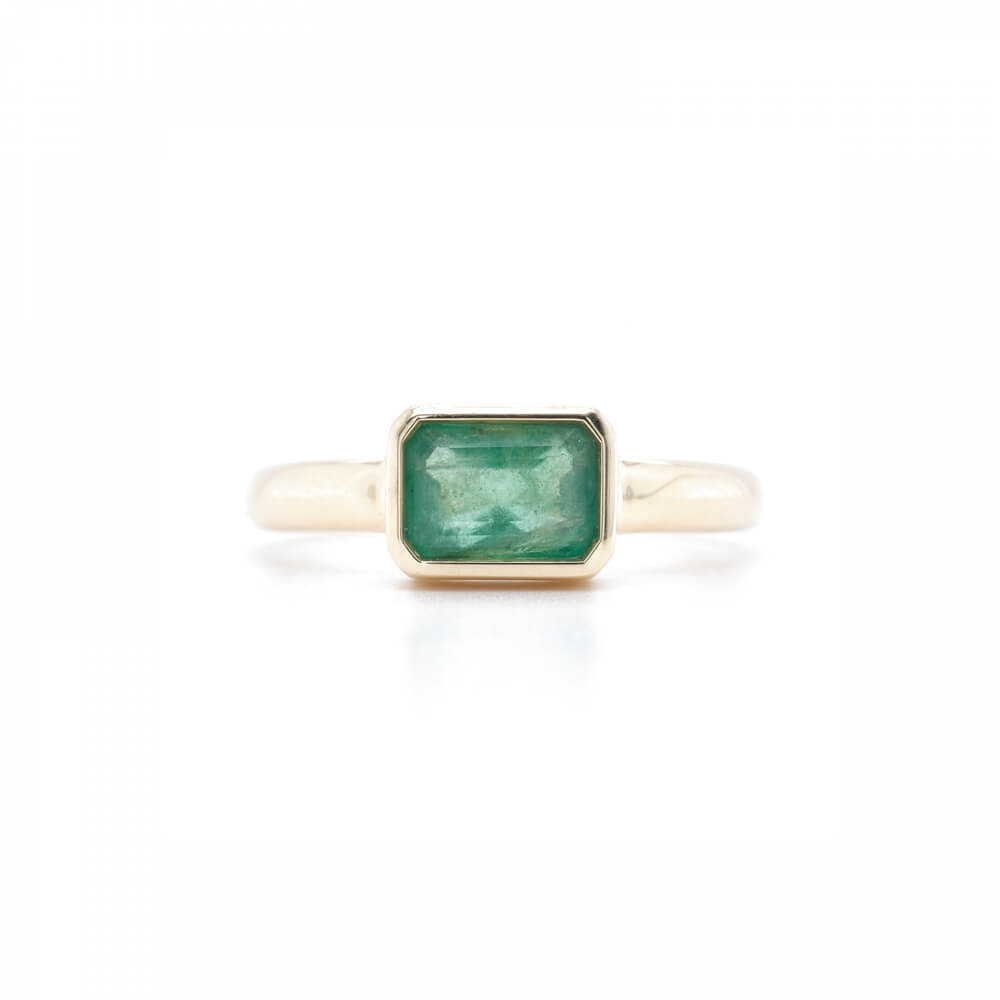 Zlatý prsten EMERALD EY