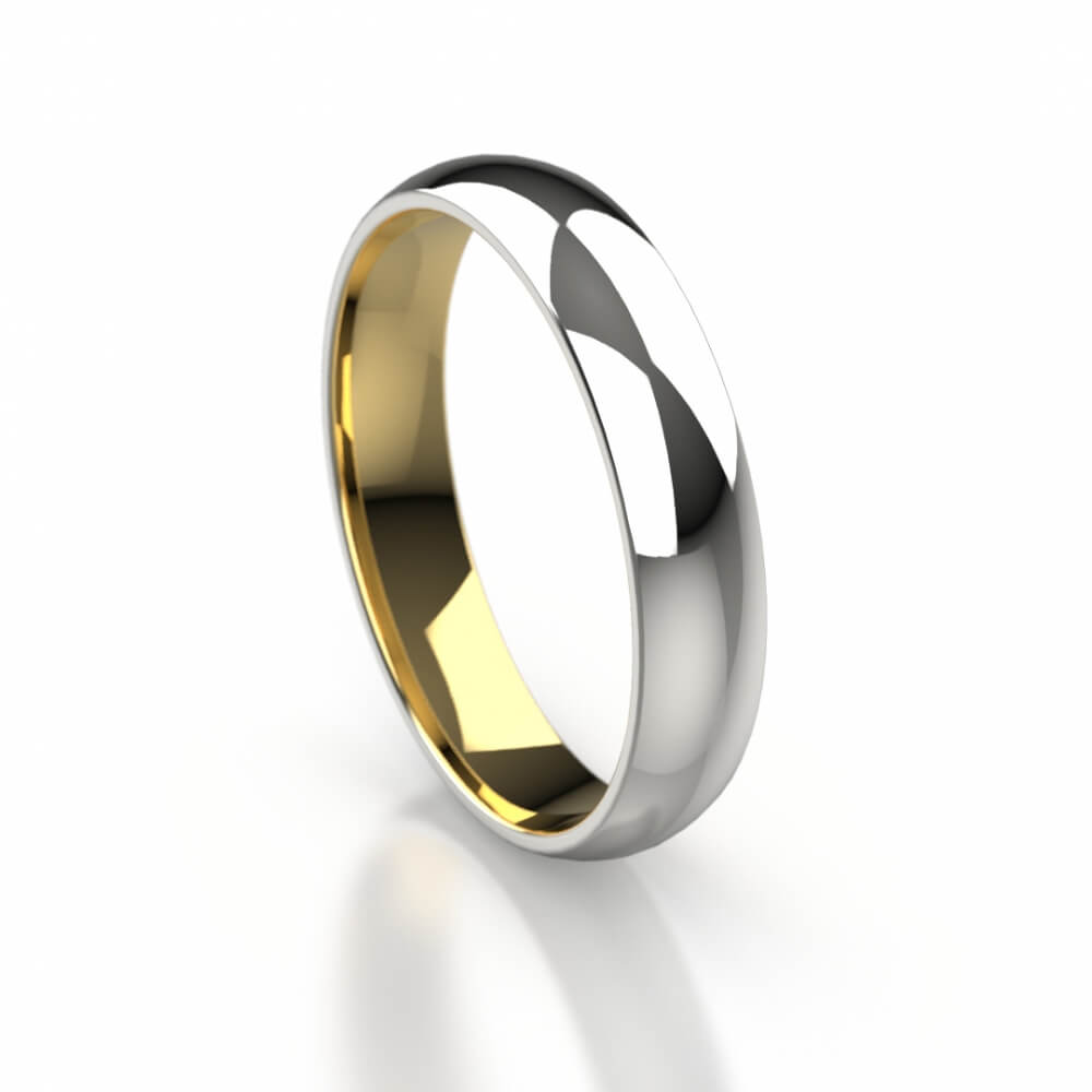 Zlatý snubní prsten VI