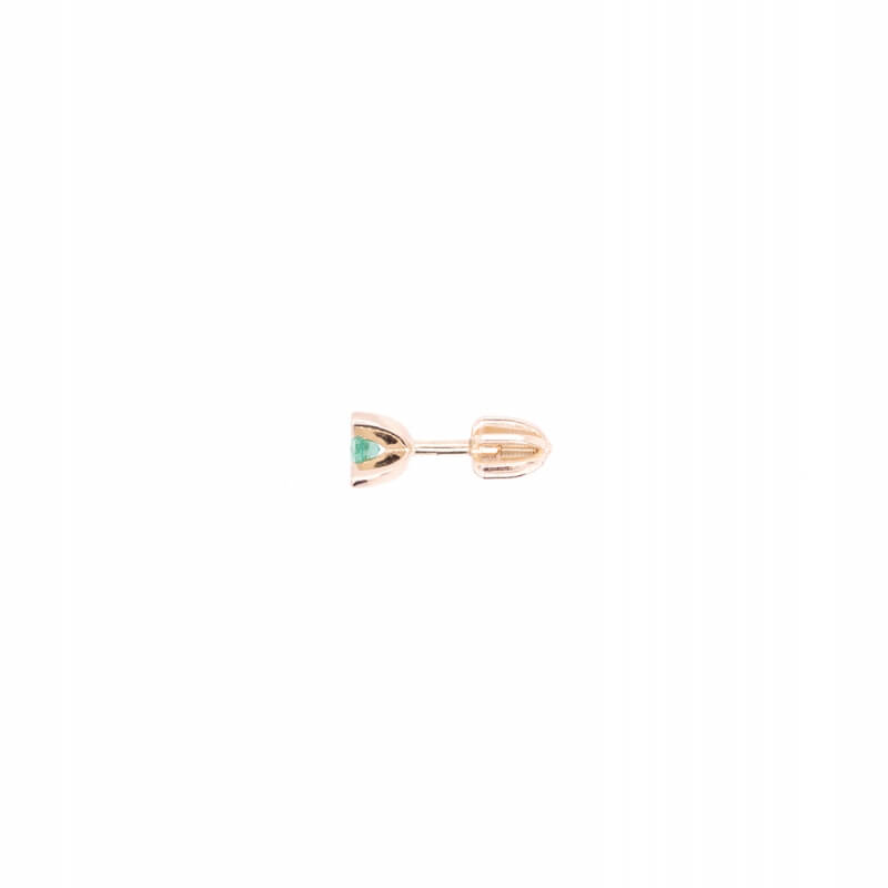 Zlaté náušnice EMERALD Y