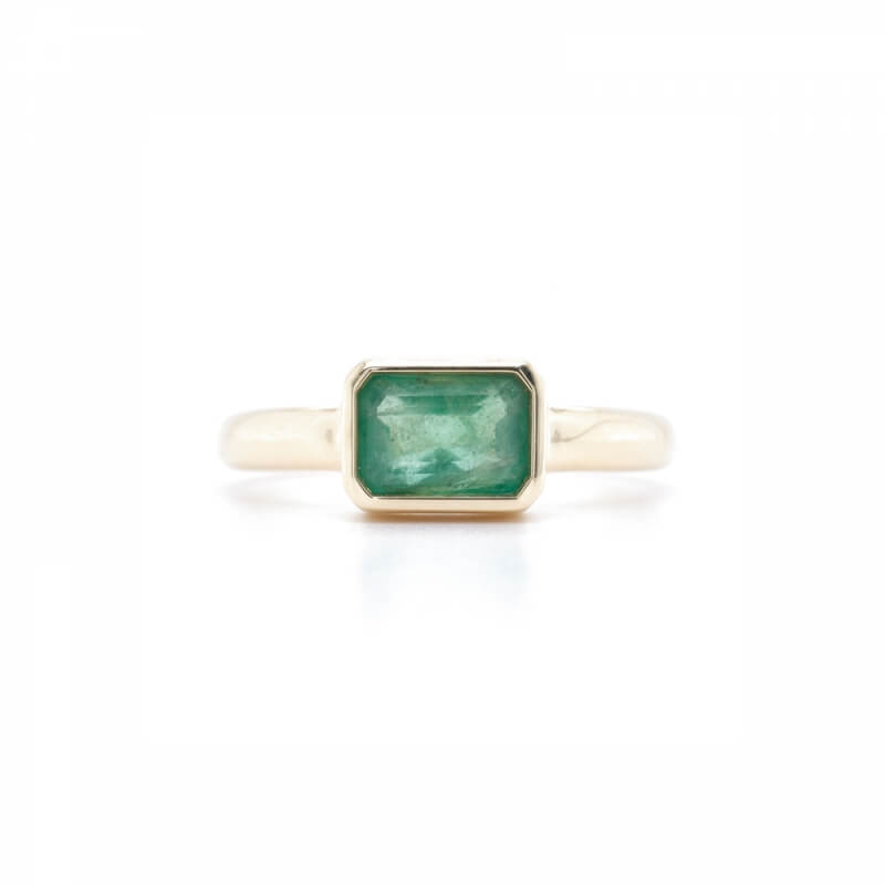 Zlatý prsten EMERALD EY