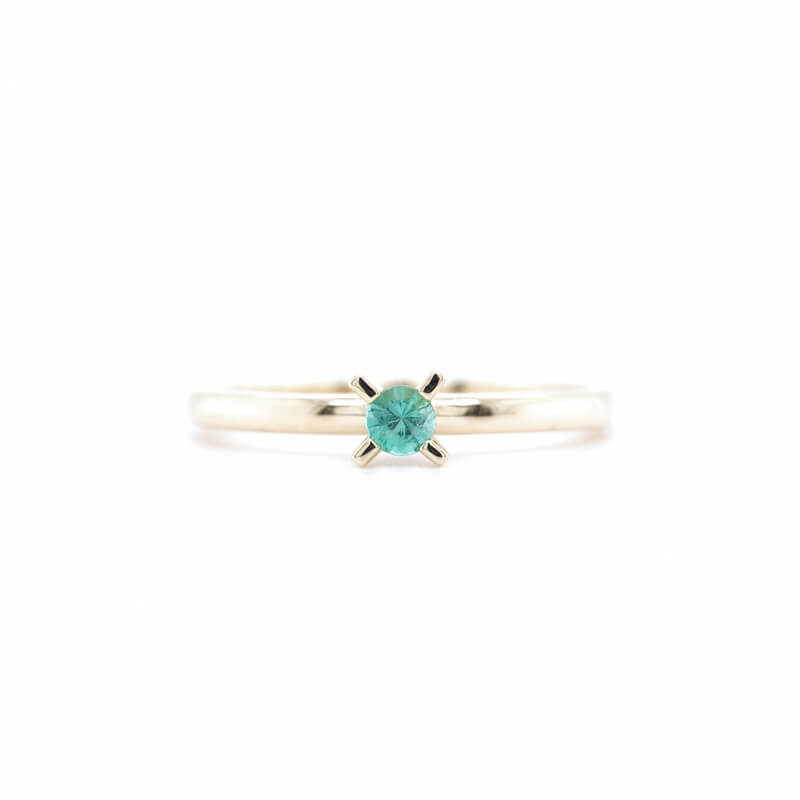 Zlatý prsten EMERALD Y