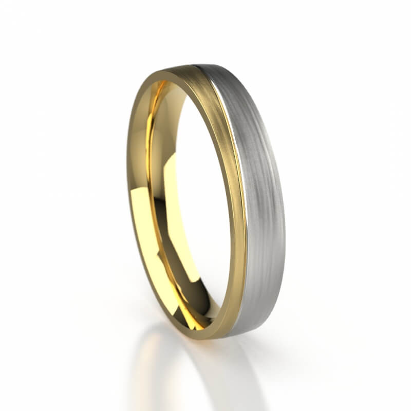 Zlatý snubní prsten IV
