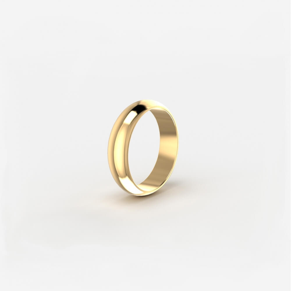 Zlatý snubní prsten 2